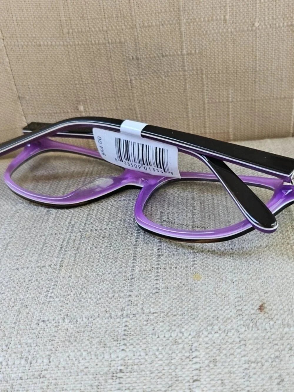 Wall Mart Eyeglasses Frame Unisex Tortoise Brown/Purple Tone Eyewear Glasses $54